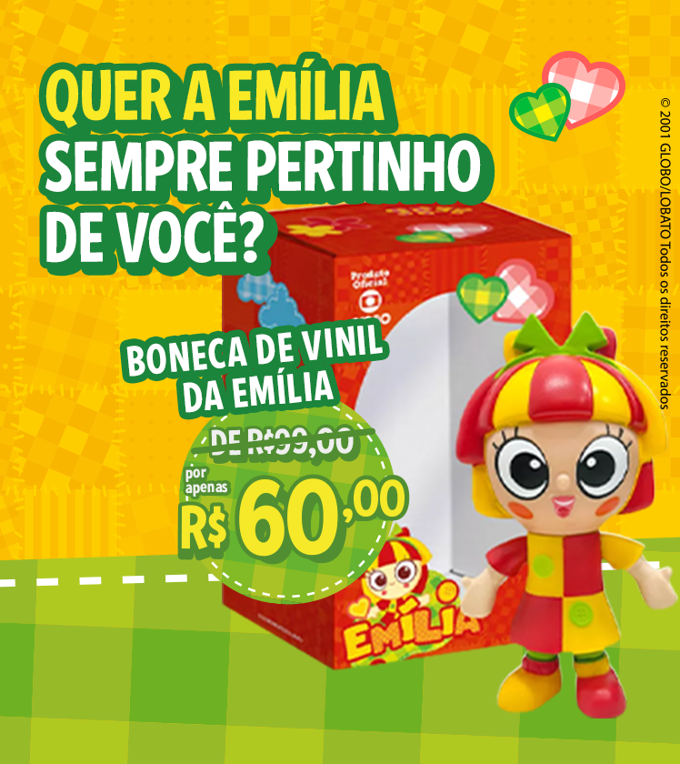 T26-456 - Banner Promo Boneca vinil Emília - DESK